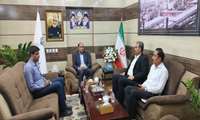 دیدار فرماندار عسلویه با مدیرکل بنیاد مسکن استان بوشهر 